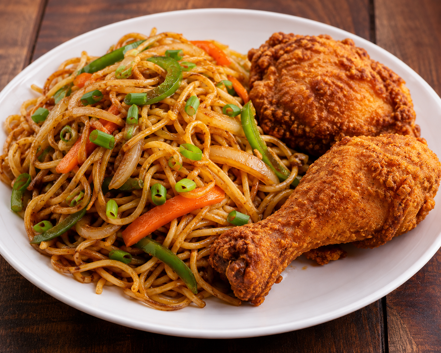Chicken & indomie